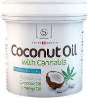 Coconut Oil avec du cannabis - 250 ml