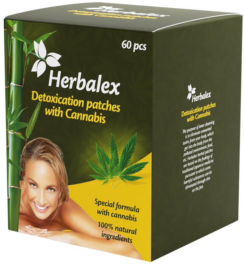 Herbalex Patchs de désintoxication au cannabis 60 pcs